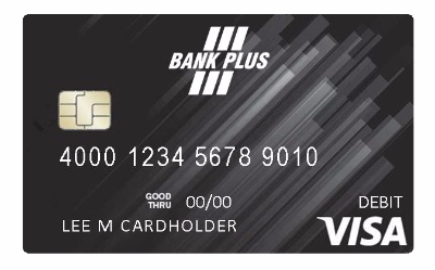 Image of Bank Plus Visa Debit Card